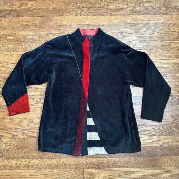 Mina Norton Jackets & Coats Mina Norton Chenille Jacket Wearable